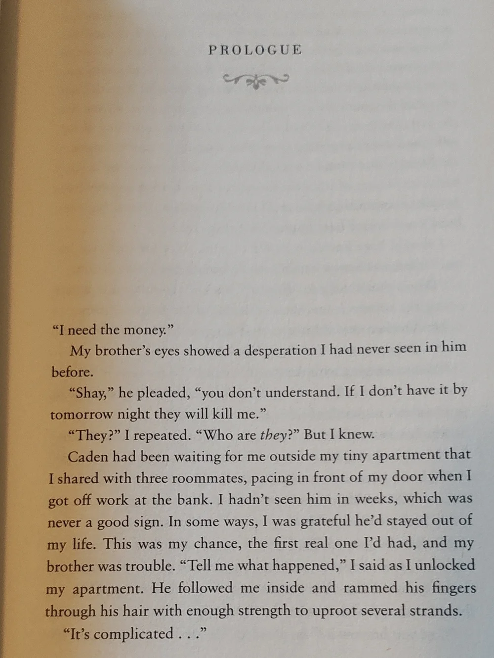 FALL READING: ANY DREAM WILL DO, NOVEL